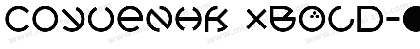 COYuenhk xbold字体转换